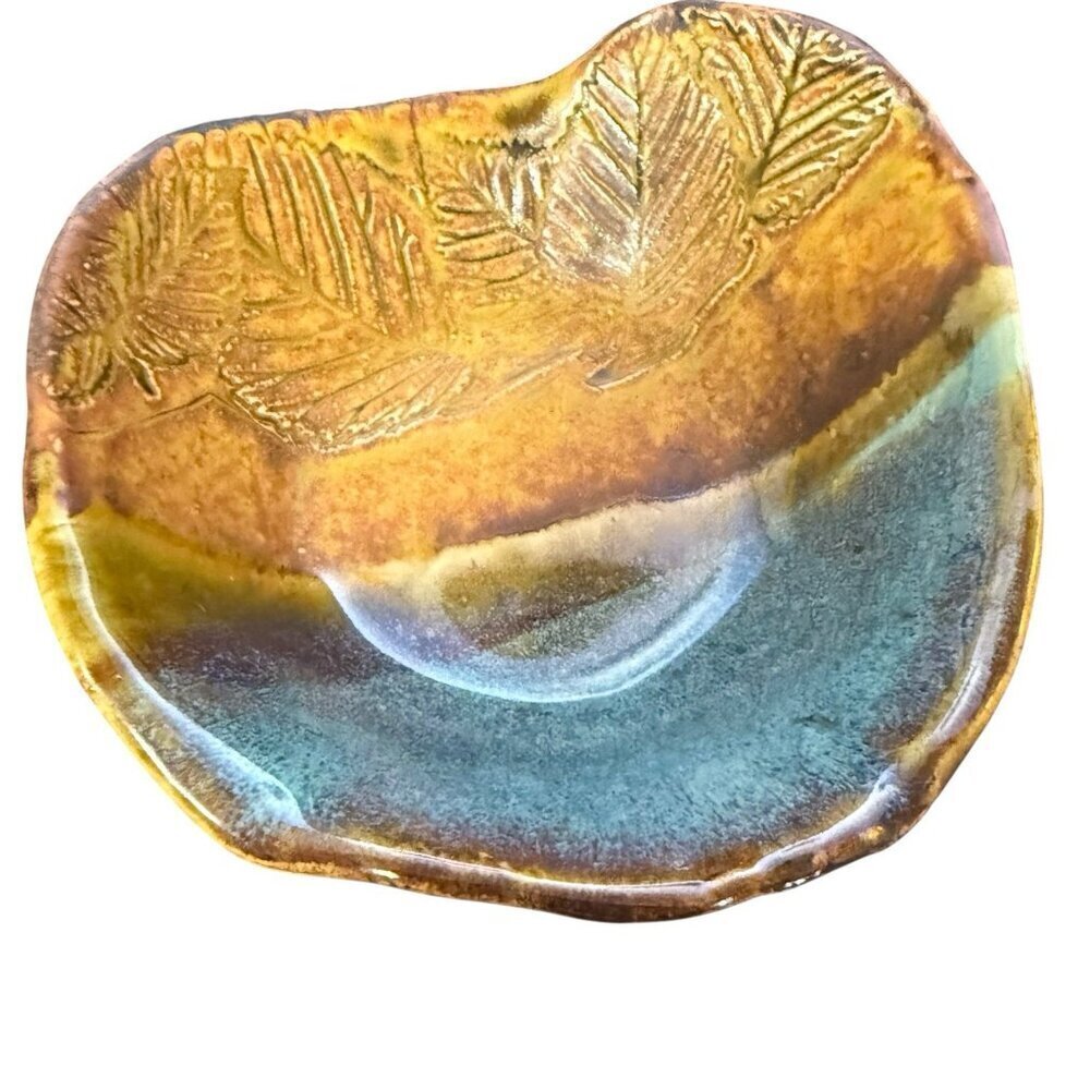 Nick Molatore Studio Pottery Portland Oregon 5" Bowl Matte to Shiny Glaze